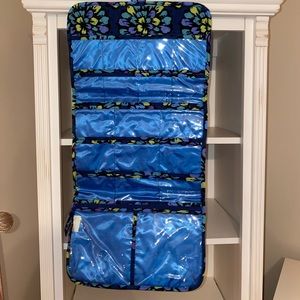 Vera Bradley Blue Floral Travel Organizer